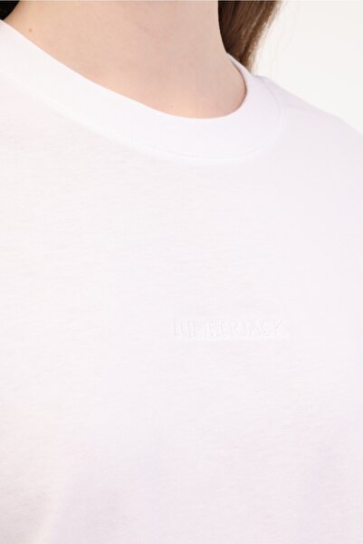 lumberjack Wl Saino 11F204 5Fx White Women's Short Sleeve T-Shirt