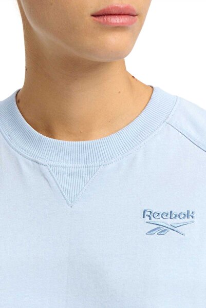 Reebok Tricou cu mânecă scurtă pentru femei ICON ELEMENTS TEE albastru