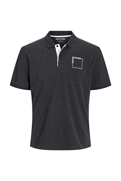 Jack & Jones JJVERNER POLO SS Gri Erkek Kısa Kol T-Shirt