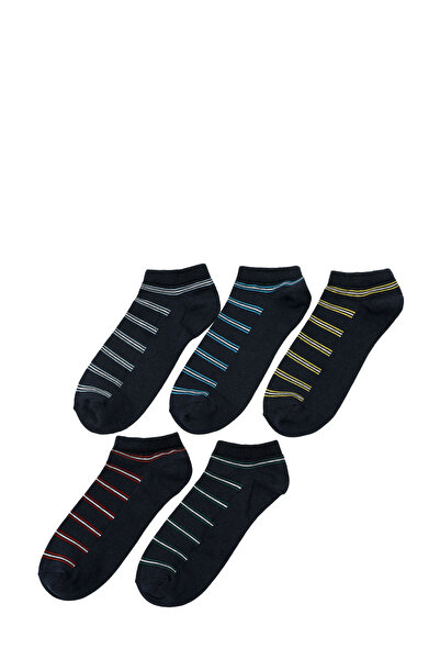 Polaris SOCKS 5LI PTK-M 5PR Çok Renkli Erkek 5'li Patik Çorap
