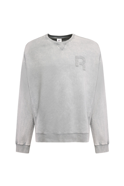 Reebok WELHE C NECK Gri Erkek Sweatshirt