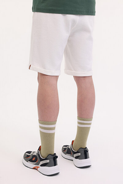 lumberjack ML HECTOR 20URB1063 5FX Λευκό ανδρικό αθλητικό παντελόνι