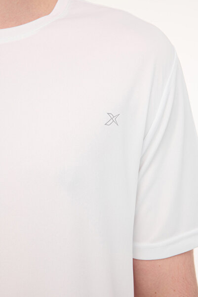 Kinetix MB PES C 11SN225 5FX Beyaz Erkek Kısa Kol T-Shirt