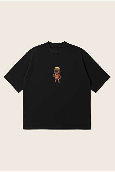 Moon Dancer Chibi O'Simhen Unisex 100% Organic Cotton Thick Textured Oversize...