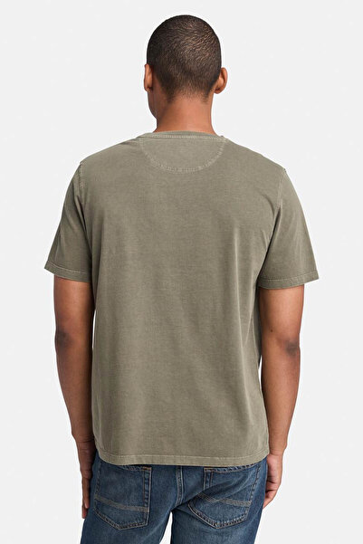 Timberland Dunstan Rıver Garment Dye Short Sleeve T Erkek Yeşil Tshirt Tb0a5yaya581