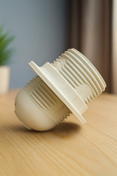 VENON 1 Adet E-27 Beyaz Avize Duy Takımı Dişli Duy Avize, Abajur, Masa Lambas...