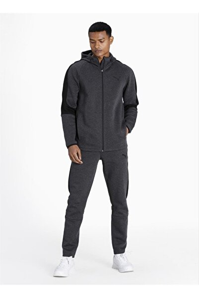 Puma Ανδρικό φούτερ σε σκούρο γκρι 585812 -07 Evostripe Core Fz Hoodie