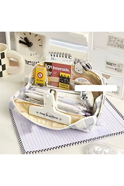 womistore Kavai Kalemlik Kalem Kutusu çok foksiyonlu çok bölmeli fiyonklu