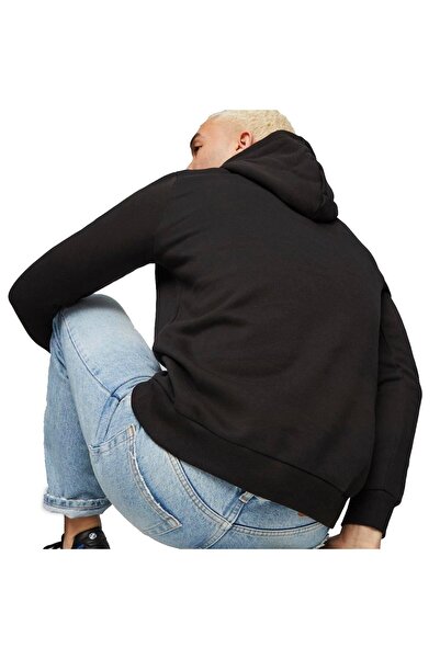 Puma BMW MMS ESS Hoodie Fleece Black Erkek Sweatshirt