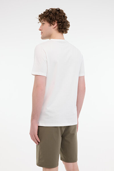 lumberjack ML RENATO 11ITL1910 5FX Біла чоловіча футболка з коротким рукавом