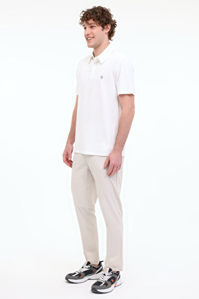 lumberjack MB GIRT 12P23001 5FX Λευκό ανδρικό κοντομάνικο μπλουζάκι