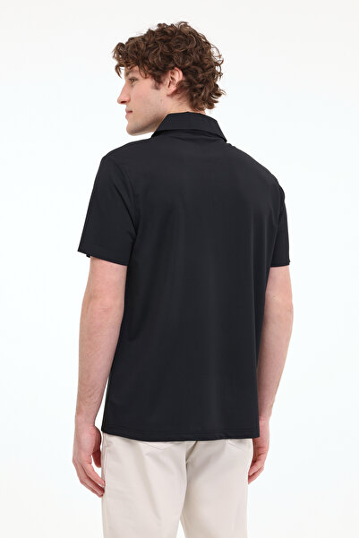 lumberjack MB GIRT 12P23001 5FX Μαύρο ανδρικό κοντομάνικο μπλουζάκι