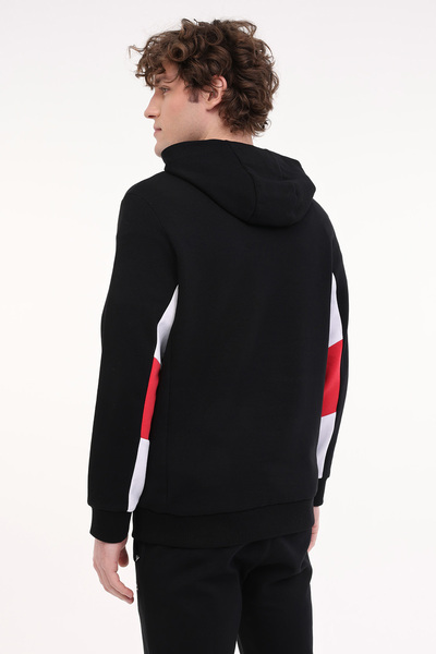 lumberjack ML MATTE 17ITL442 5FX Siyah Erkek Sweatshirt