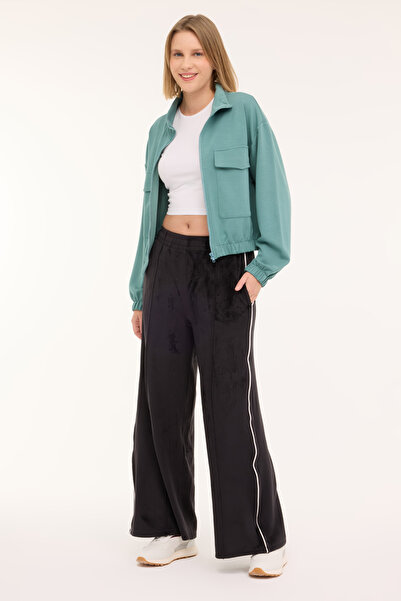 lumberjack WL ZOE 18MS408 4PR Yeşil Kadın Eşofman Üstü