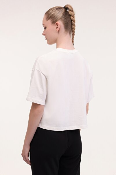 lumberjack Wl Freya 11Sy790 5Fx Ecru Women's Short Sleeve T-Shirt