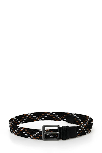 lumberjack Gm Multı Lastık Org 4pr Чорний чоловічий ремінь