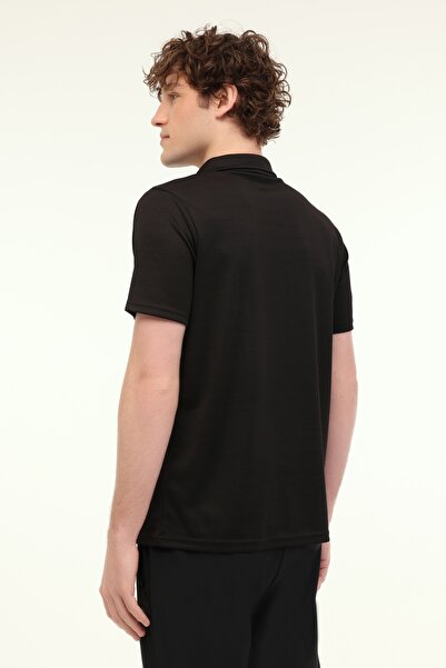 lumberjack MB CT461 SHERMAN 5FX Μαύρο ανδρικό κοντομάνικο μπλουζάκι