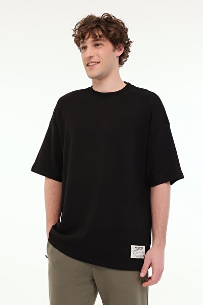 lumberjack ml Franco 11ff11 5fx Μαύρο ανδρικό κοντομάνικο μπλουζάκι