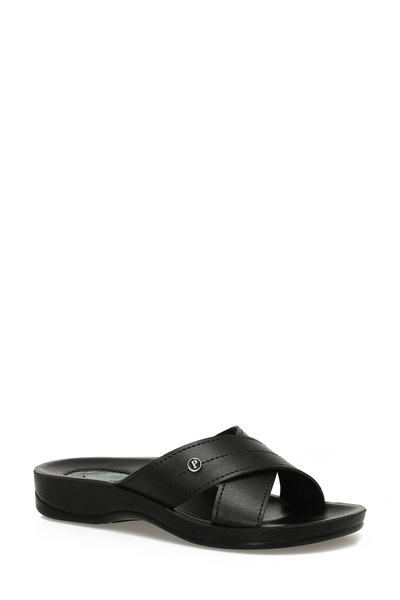 Polaris 607014.Z5Pr Black Women's Slippers