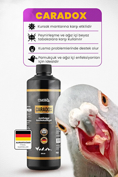 Munich Vet Caradox Kursak Mantarı Peynirleşme Pamukcuk Ürünü 500 ml