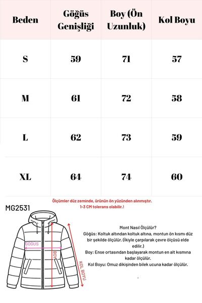 Madmext Beige Buttoned Plush Women's Coat Mg2531