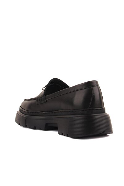 SailLakers - Black Leather Men's Casual Shoes 101-9048-H1308