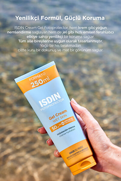 ISDIN Fotoprotector Gel Cream Spf50 250 ml Güneşten Koruyan Ferahlatıcı Vücut Jel Kremi