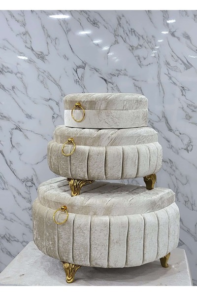 Duru Çeyiz Sandıkları Havana Çeyiz Paket 3 Lü