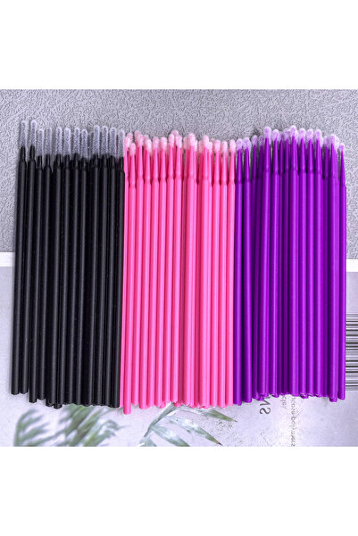 Choice 300PCS Mix 3 300/500pcs Micro Brush Disposable Lash Removing Swab Micr...