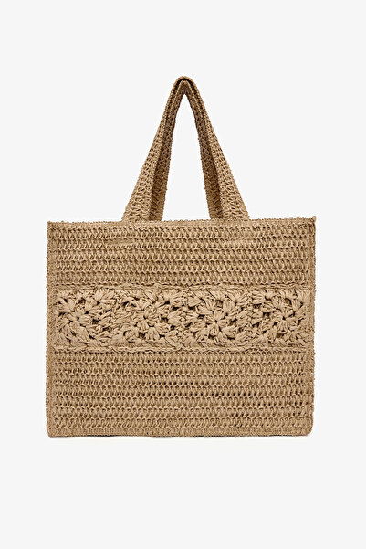 Penti Rayne Natur-Korbtasche