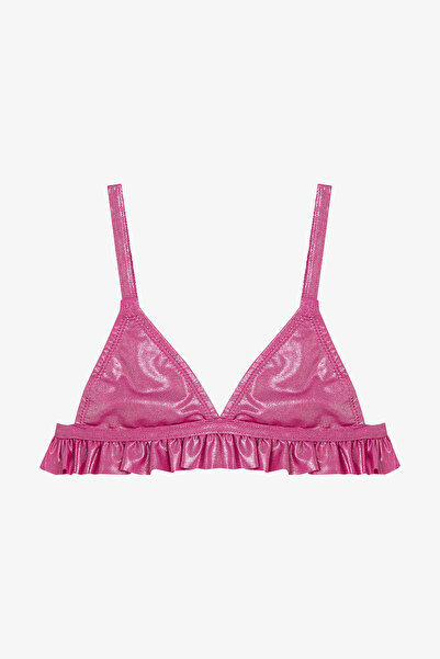 Penti Pink Girl's Shiny Triangle Bikini Set