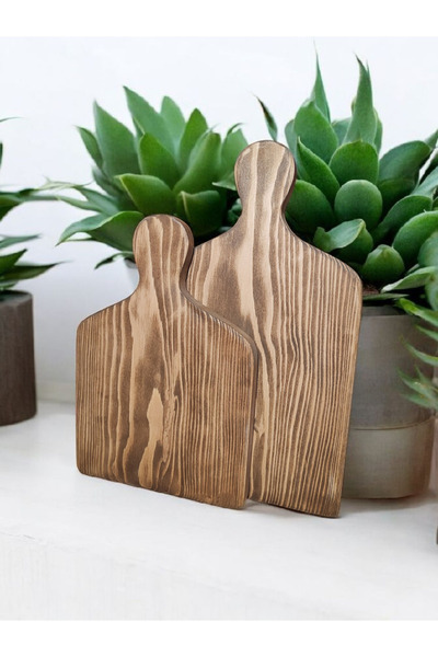 websunday Natural 2-Piece Wooden Cutting Board