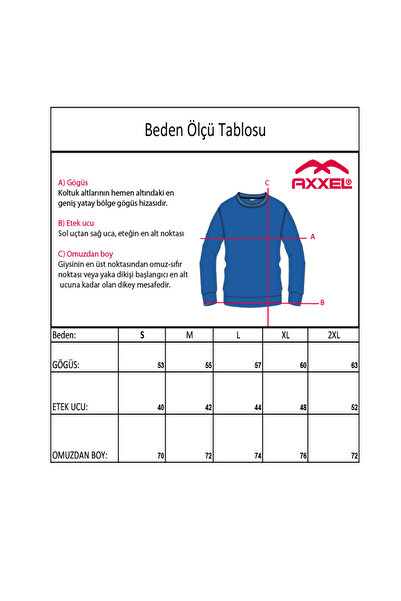 AXXEL Erkek Siyah Sweatshirt-W1083