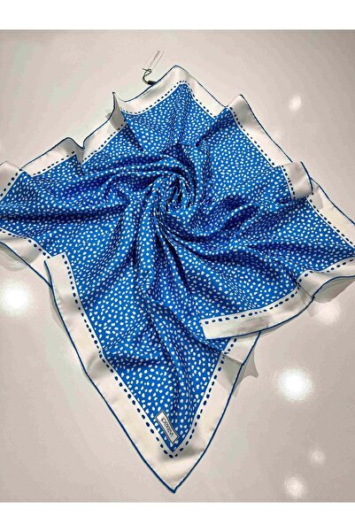 MERAM BUTİK İPEKEVİ DESENLİ EŞARP - 1