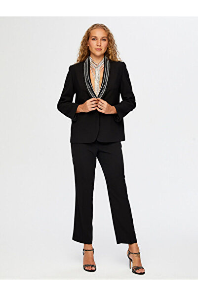 Faik Sönmez Taş Detaylı Abiye Ceket W26CKT003