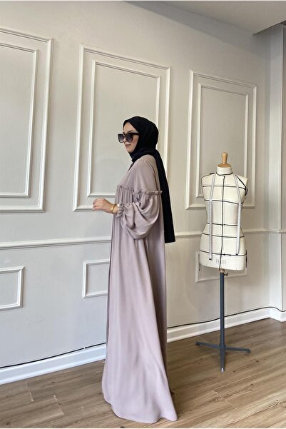 Berel Moda Hüma Ferace Μπεζ