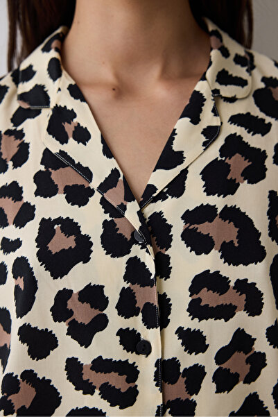 Penti Leopard Chally Shirt Pants Többszínű pizsama szett
