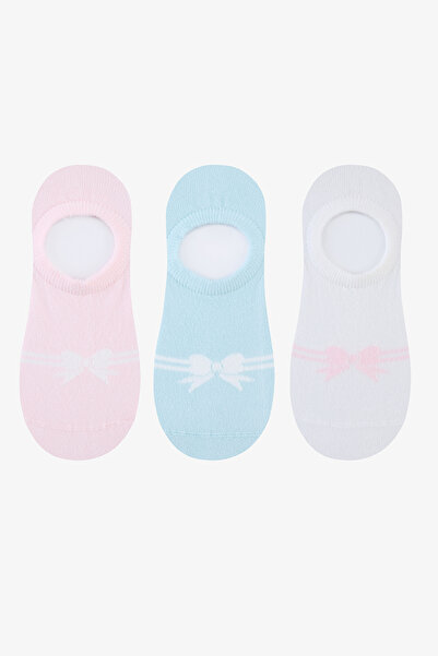Penti Softy Bowtie 3-Pack Blue Pink Sneaker Socks