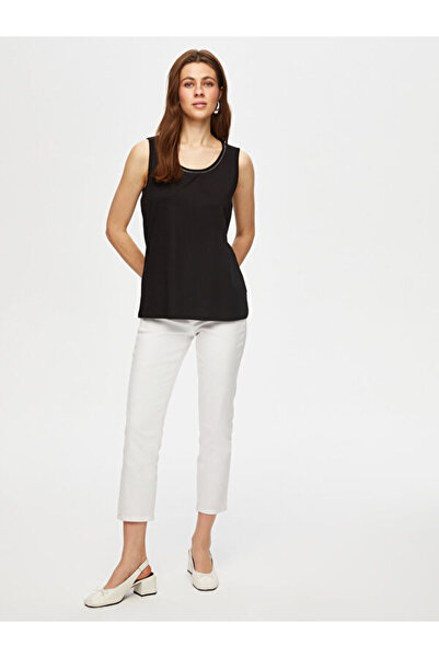 Faik Sönmez Yakası Zincir Şerit Detaylı Atlet B00024-3