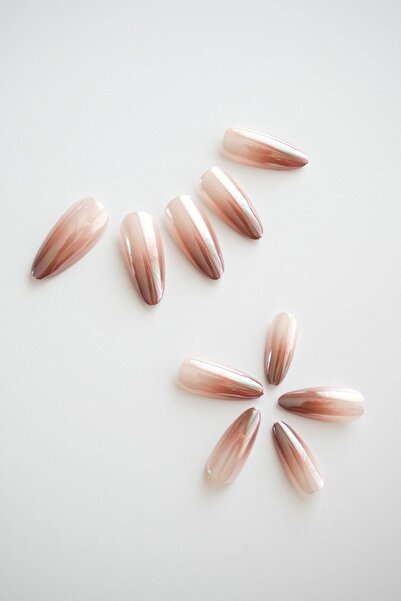 Ocean Takma Tırnak Seti, Ayna Tozu Görünümlü, Korean Models