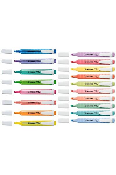 Stabilo - Marker Pen - Swing Cool - 8 Neon, 10 Pastel