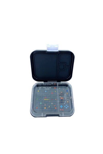 TW Black four-compartment lunch box