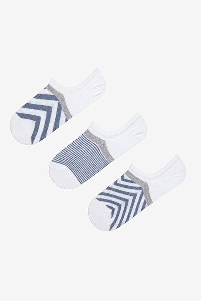 Penti Silvery Geometric 3-Piece Sneaker Socks