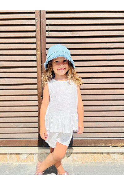 DİVİSTA Girl's 100% Cotton Bottom-Top Set