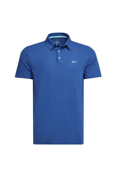 Reebok FINDA POLO TEE Mavi Erkek Kısa Kol T-Shirt