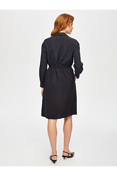 Faik Sönmez Boncuk Ve Zincir Nakış Detylı Liyoselli Elbise 69211