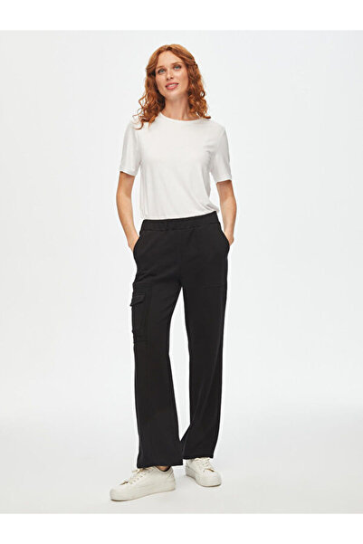 Faik Sönmez Kendinden Jakarlı Garnili Eşofman Alt 69245