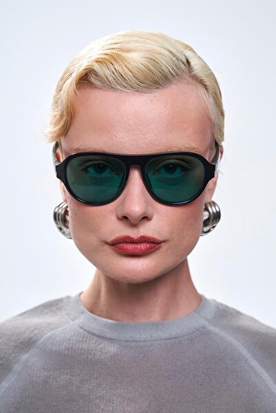 Bilge Karga Çardak Black Green Sunglasses