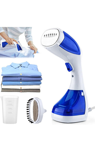 Difei مكواة بخار محمولة بقوة 1100 وات مع لوحة بخار من الفولاذ المقاوم للصدأ، وخزان قابل للفصل سعة 200 مل، وتسخين سريع في غضون 25 ثانية