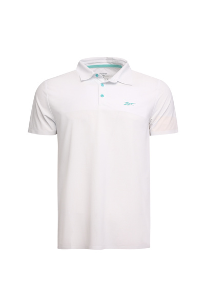 Reebok Finda Polo Tee White Men's Short Sleeve T-Shirt